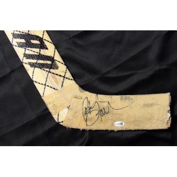 Robb Stauber Los Angles Kings Signed Game Used Hockey Stick JSA Authenticated