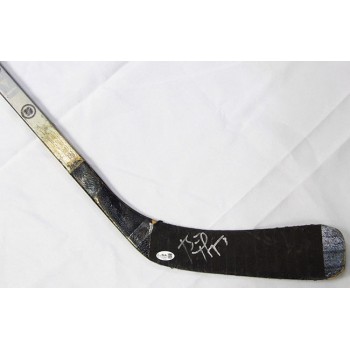 Brent Thompson Los Angles Kings Signed Game Used Hockey Stick JSA Authenticated