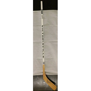 Bryan Trottier Signed Game Issued Victoriaville Hockey Stick JSA Authenticated