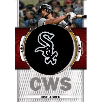 Jose Abreau 2023 Topps Series 1 Team Logo Manufactured Patch Card #TLP-JAB