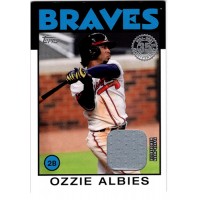 Ozzie Albies Atlanta Braves 2021 Topps 1986 Relics Card #86R-OA