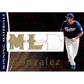 Adrian Gonzalez San Diego Padres 2008 SPX Winning Materials Card #WM-AG /125