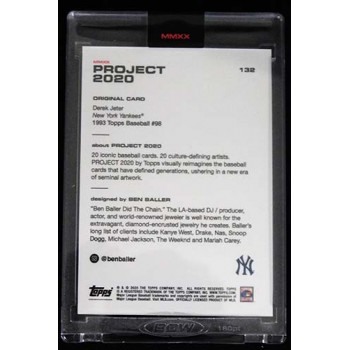 Derek Jeter New York Yankees Topps Project 2020 Card 1993 #132