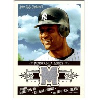 Derek Jeter Yankees 2009 Upper Deck Goodwin Champions Memorabilia Card #GCM-DJ