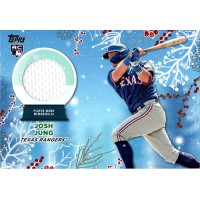 Josh Jung Texas Rangers 2023 Topps Holiday Relic Jersey Card #RC-JJ