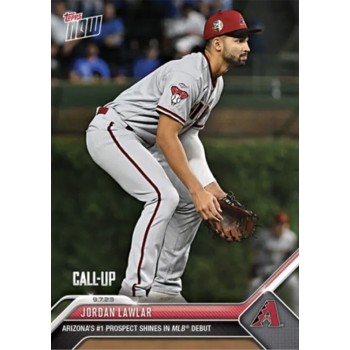 Jordan Lawler Arizona Diamondbacks 2023 Topps Now Call-Up 9/27/23 Card #830