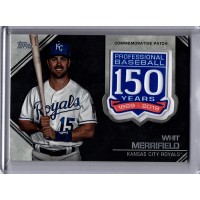 Whit Merrifield 2019 Topps Update Series Commemorative Patch Card #AMP-WME