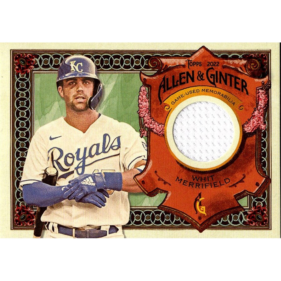 Whit Merrifield Royals 2022 Topps Allen and Ginter Relics Jersey