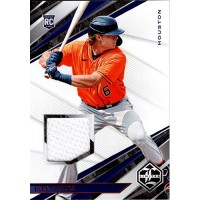 Jake Meyers Astros 2022 Panini Chronicles Limited Swatches Red RC Card #LS-JM