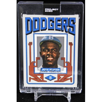 Jackie Robinson Brooklyn Dodgers Topps Project 2020 Card 1952 #210