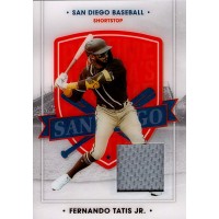 Fernando Tatis Jr San Diego Padres 2021 Panini Chronicles Jersey Relic Card #80