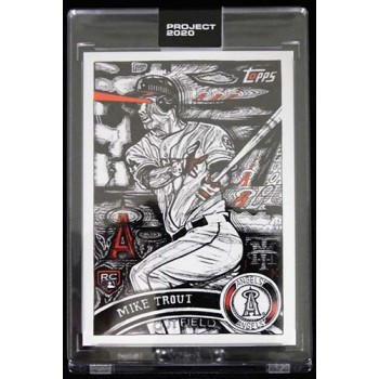 Mike Trout Los Angeles Angels Topps Project 2020 Card 2011 RC #121