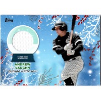 Andrew Vaughn Chicago White Sox 2023 Topps Holiday Relic Jersey Card #RC-AVA