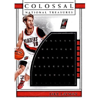 Jake Layman Blazers 2016-17 Panini Colossal National Treasures Card #12 /60