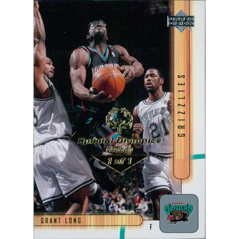 Grant Long Memphis Grizzlies 2001-02 UD Card #84 Special Olympics Nevada 1/1