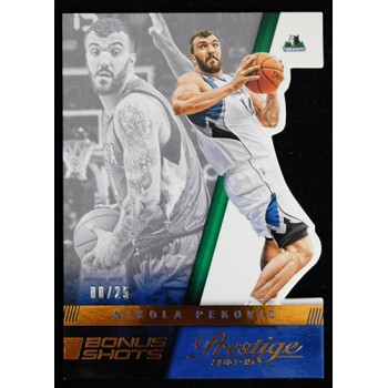 Nikola Pekovic 2014-15 Panini Prestige Bonus Shots Die-Cuts Premium Card #49 /25