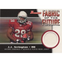 J.J. Arrington 2005 Bowman Topps Fabric of the Future Relic Card #FF-JJA