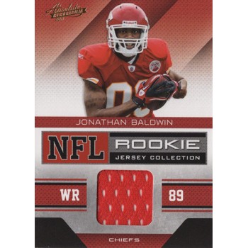 Jonathan Baldwin 2011 Absolute Memorabilia NFL Rookie Jersey Collection Card #18