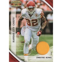 Dwayne Bowe Chiefs 2010 Panini Gridiron Gear Materials Prime Card #70 /50