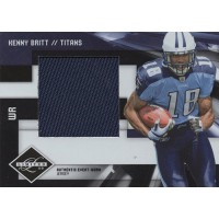 Kenny Britt Tennessee Titans 2009 Limited Rookie Jumbo Jersey Card #17 /50
