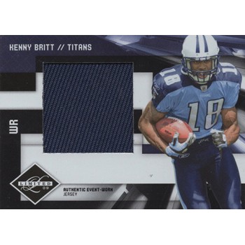 Kenny Britt Tennessee Titans 2009 Limited Rookie Jumbo Jersey Card #17 /50