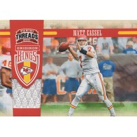 Matt Cassell Chiefs 2011 Panini Threads Gridiron Kings Patch Card #35 /299