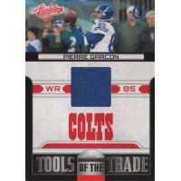 Pierre Garcon 2011 Absolute Memorabilia Tools of the Trade Materials Card #16