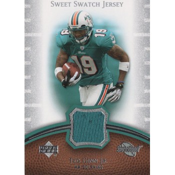 Ted Ginn Jr. Miami Dolphins 2007 Upper Deck Sweet Swatch Jersey Card #SS-TG