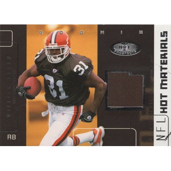 William Green Browns 2002 Fleer Hot Prospects Hot Materials Card  #HM-WG