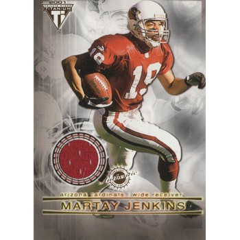 Martay Jenkins and R.Jay Soward 2001 Titanium Private Stock Jersey Card #38