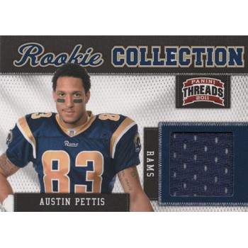 Austin Pettis 2011 Panini Threads Rookie Collection Materials Card #4 /299