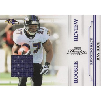 Ray Rice Baltimore Ravens 2009 Panini Playoff Prestige Jersey Card #47