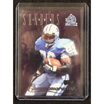 Barry Sanders 1999 Playoff Absolute Commemorative Run For The Record Card #RR06