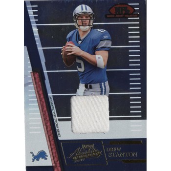 Drew Stanton 2007 Playoff Absolute Memorabilia Jersey Collection Card #RJC-8