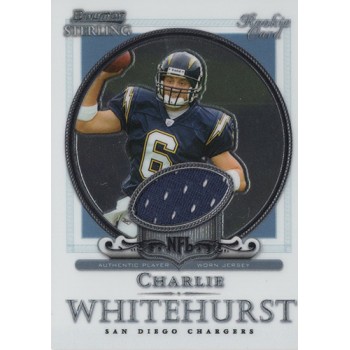 Charlie Whitehurst San Diego Chargers 2006 Bowman Sterling Jersey Card #BS-CW