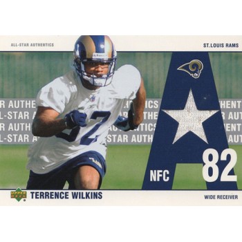 Terrence Wilkins 2002 Upper Deck All-Star Authentics Card #AA-TW