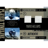 Mario Williams 2006 Donruss Gridiron Gear Player Timeline Combo Card #PT-24 /100