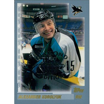 Alexander Korolyuk San Jose Sharks 2000-01 Topps Card #268 Diamond Edition 1/1