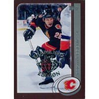 Robyn Regehr Calgary Flames 2002-03 Topps Factory Set Gold Card #44 Diamond 1/1