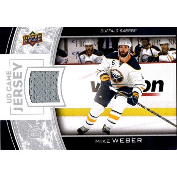 Mike Weber Sabres 2013-14 Upper Deck Series One UD Game Jersey Card #GJ-MW