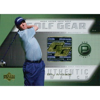 Billy Andrade 2004 Upper Deck Golf Gear Par Single Card #BA-GG
