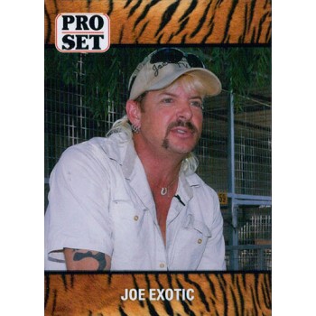 Joe Exotic Tiger King 2021 Leaf Pro Set Card #JE1