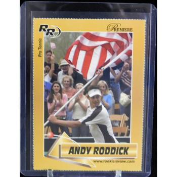 Andy Roddick Premiere Rookie Review Tennis Card #13 90/99
