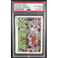 Marcelo Balboa Signed 1993 Upper Deck USA World Cup 94 Card #28 PSA Authentic
