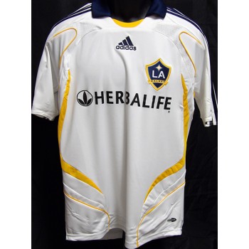 David Beckham LA Galaxy Signed Replica Jersey JSA Authenticated Snags and Stains