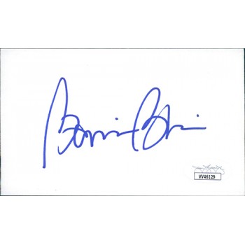 Bonnie Blair Olympic Speed Skater Signed 3x5 Index Card JSA Authenticated