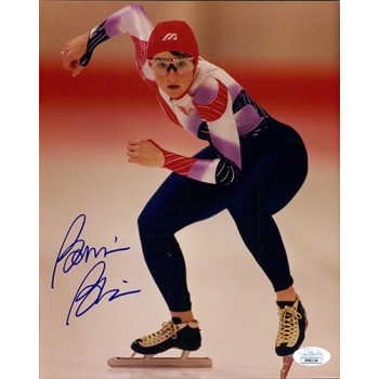 Bonnie Blair Olympic Speed Skater Signed 8x10 Glossy Photo JSA Authenticated