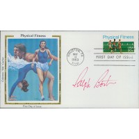 Ralph Boston Olympian Track Signed First Day Issue Cover FDC JSA Authenticated