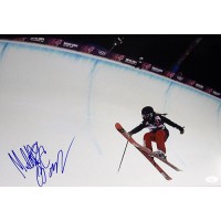 Maddie Bowman Olympic Skier Signed 12x18 Glossy Photo JSA Authenticated