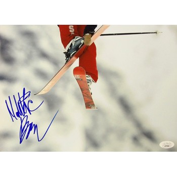 Maddie Bowman Olympic Skier Signed 12x18 Glossy Photo JSA Authenticated